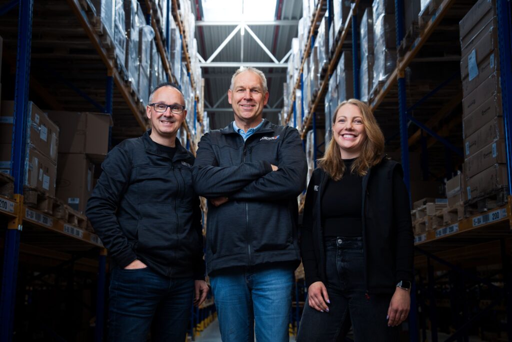 Peter Steinmann Udo Ebert Vanessa Krüger Team Logistik